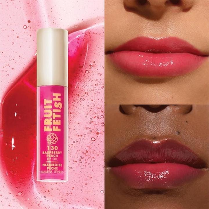 Actual product image Milani Fruit Fetish Lip Oil Raspberry Peach 130