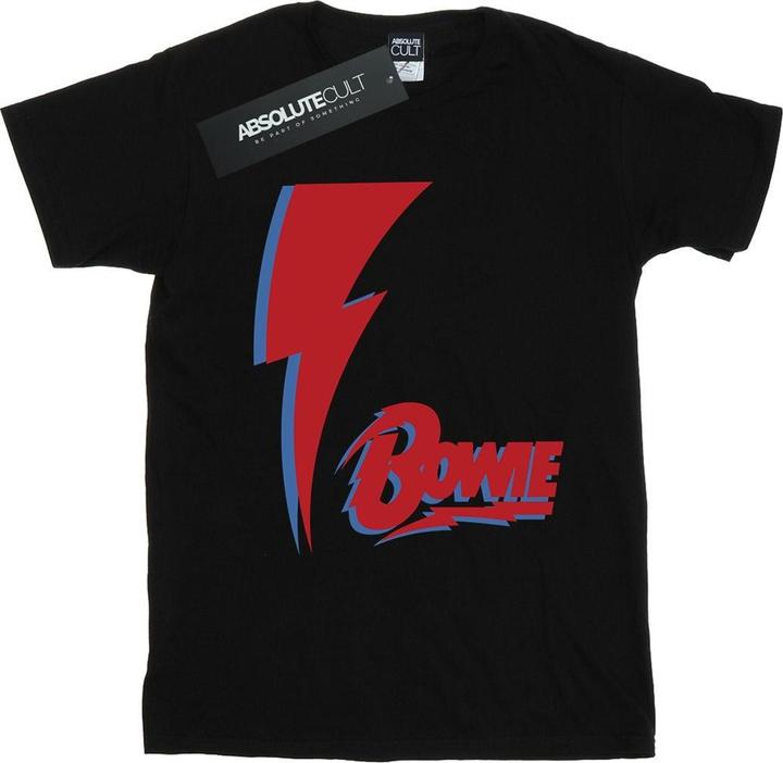 David Bowie Red Bolt TShirt Mädchen (152, 158)