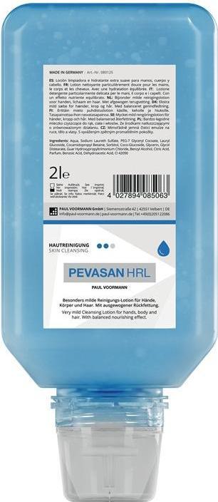 Actual product image Paul Voorman Hand cleansing Pevasan HRL 2 l silicone-free, pH skin-neutral soft bottle PAUL VOORMANN (Liquid soap, 2000 ml)