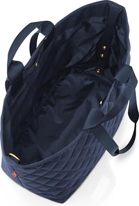 Actual product image reisenthel Bag Classic Shopper XL Rhombus Midnight Gold