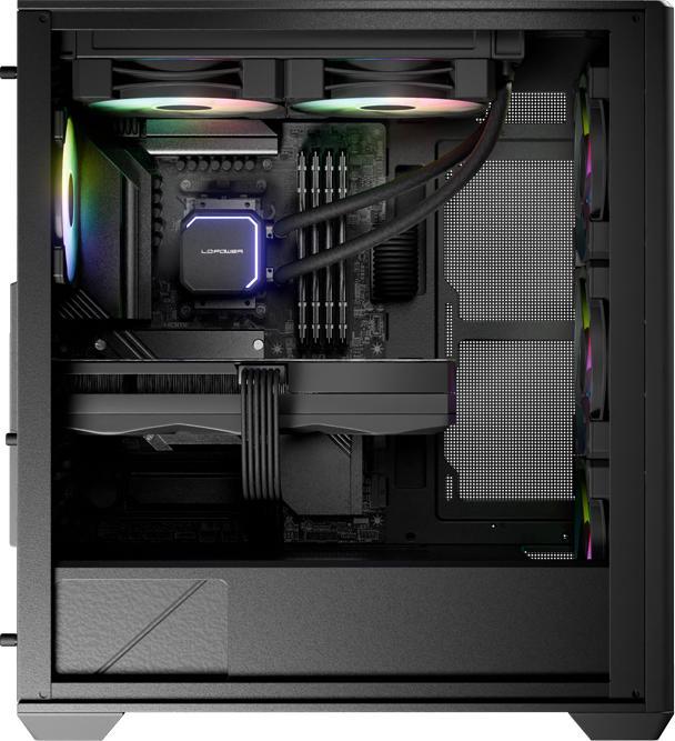 Produktbild LC-Power Geh?use Micro-ATX 811B black USB3.2/Audio,o.Netzteil (Mini-ITX, ATX, E-ATX, mATX)