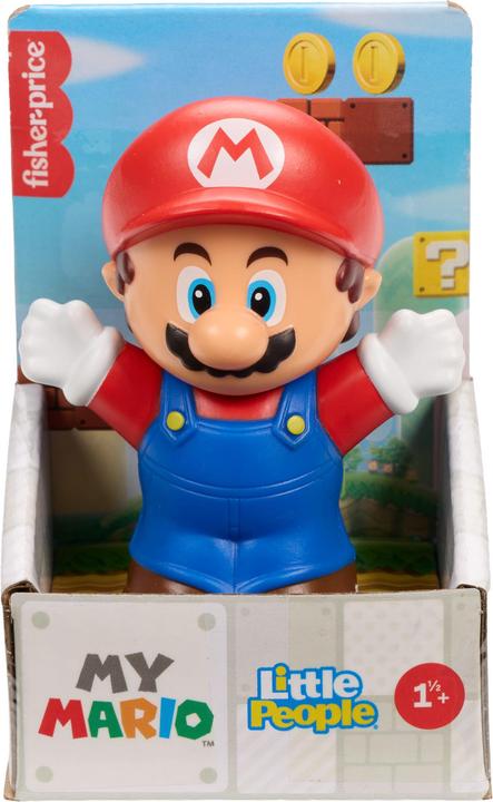 Actual product image Fisher-Price Little People My Mario Character Figure for Toddlers & Kids, 1 Toy