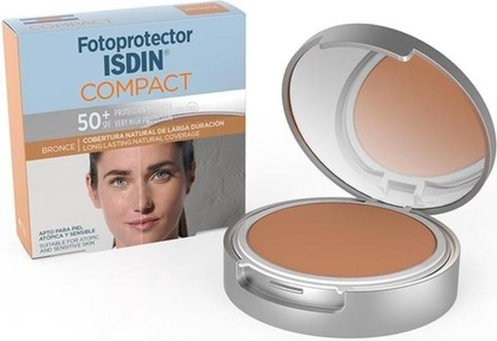 Actual product image Isdin Fotoprotector Compact Oil Free Sunscreen SPF50+ 10g - Bronze (Bronze)