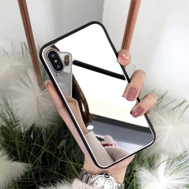 Immagine prodotto PhoneLook Coprire lo specchio con i bordi in silicone nero (Apple iPhone 11 Pro Max)