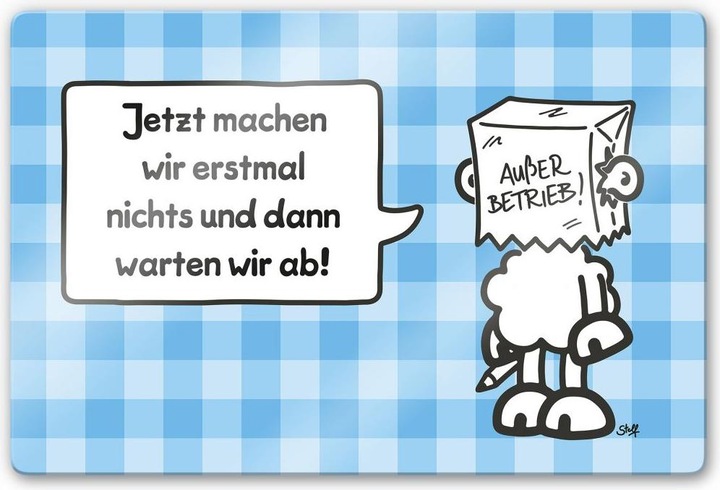 Image du produit Sheepworld Héros des mots Hors service (60 x 40 cm)
