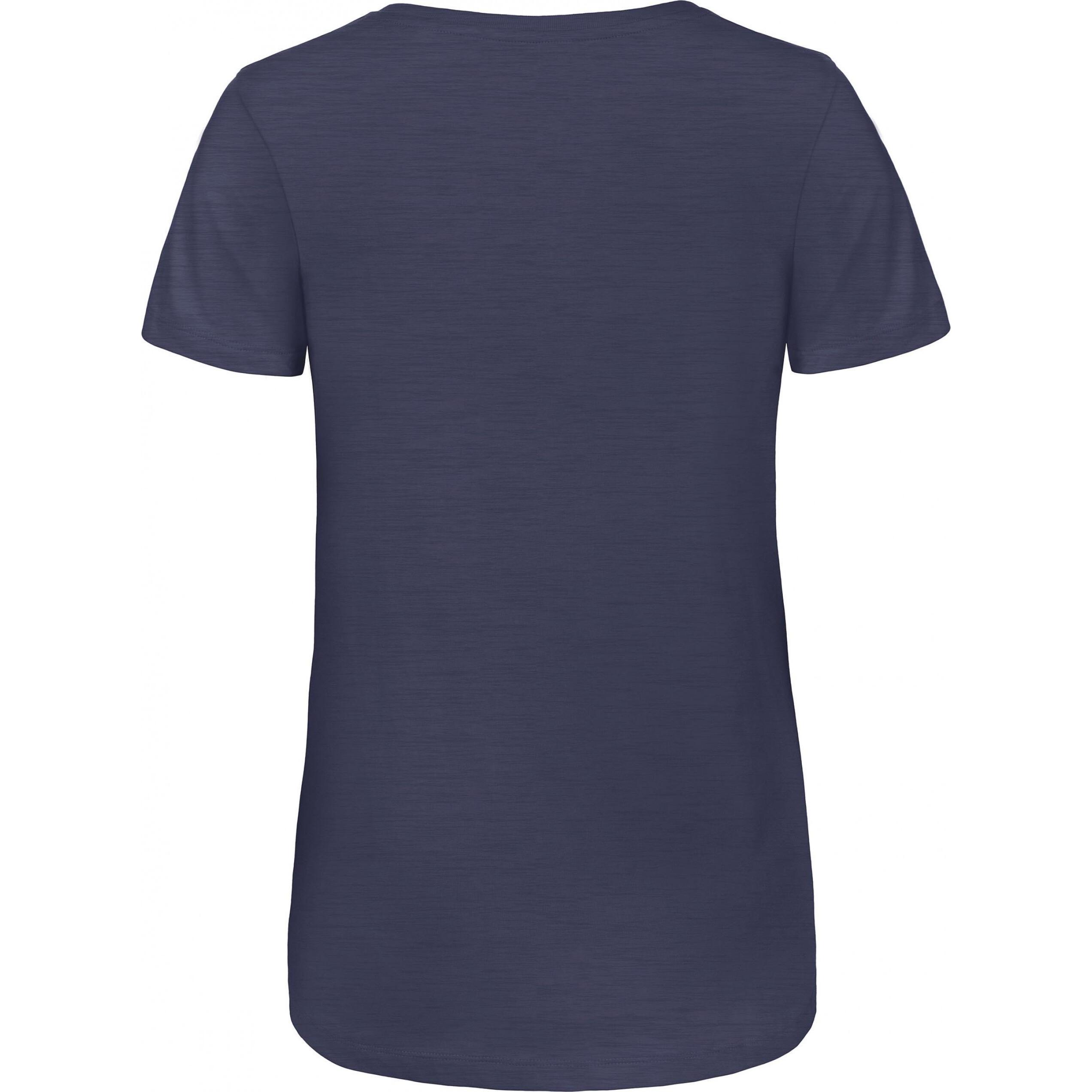 Thumbnail - B&C, Damen, Shirt, Triblend, Grau, (S)