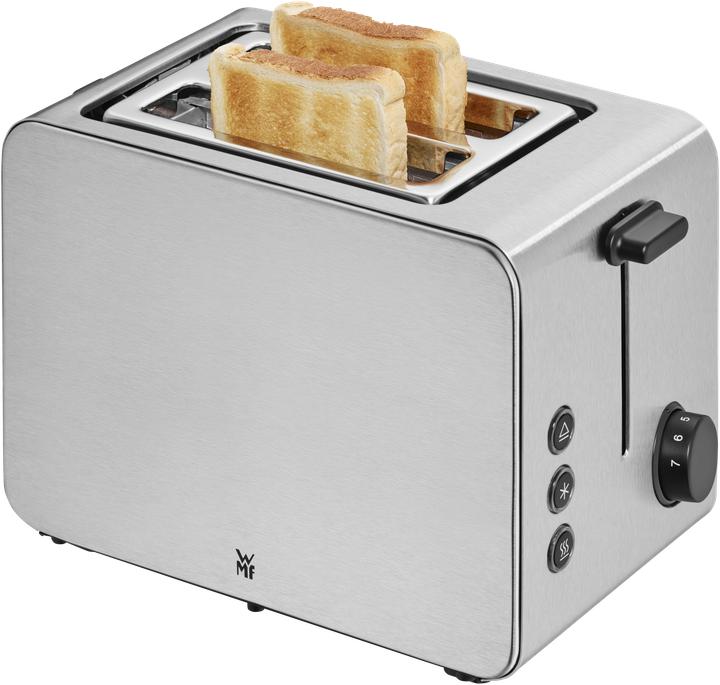 Actual product image WMF Stelio double-slot toaster with bread roll top and bagel function
