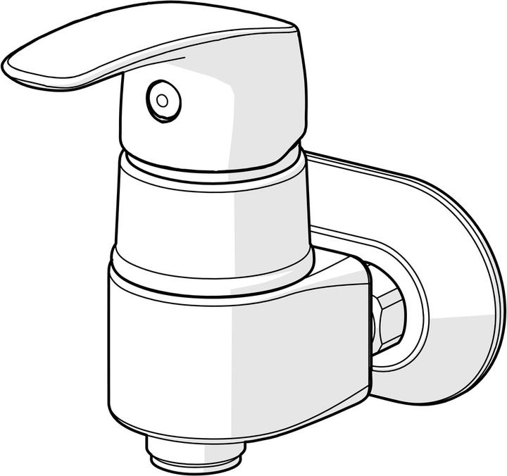Produktbild Hansa HANSAPINTO Duscharmatur, Einhebelmischer, chrom