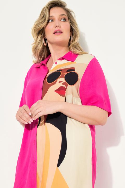 Produktbild Miamoda Bluse, A-Linie, Frauen-Motiv, Halbarm (50)