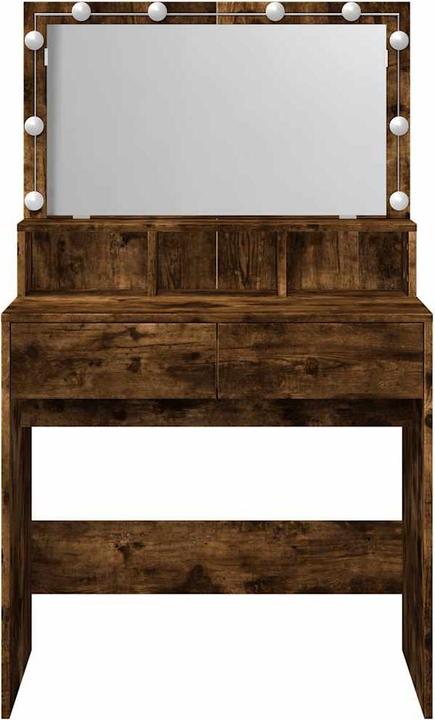 Image du produit VidaXL Coiffeuse avec éclairage LED (80 x 41 x 134,5 cm)