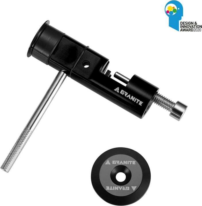 Granite Stash Chain Tool, Kettennietwerkzeug, im Lenker verstaut, BLACK - schwarz