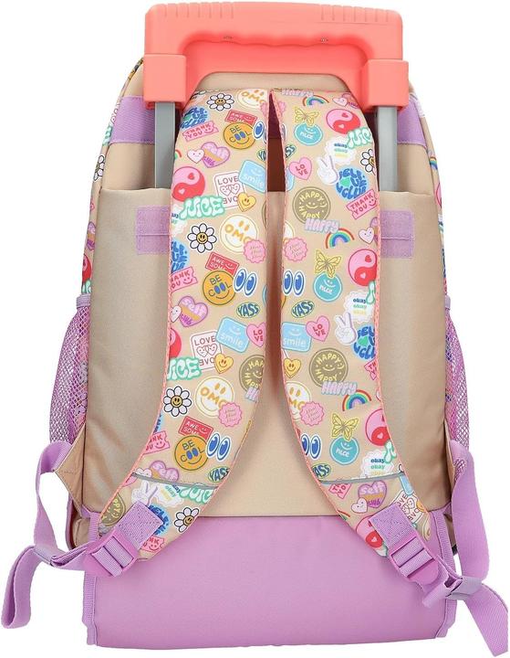Image du produit Top Model Topmodel - TOPModel School Backpack Trolley GIRL POWER - Beige, Lilac, Coral - 34x24x50 cm (413286) (28 l)