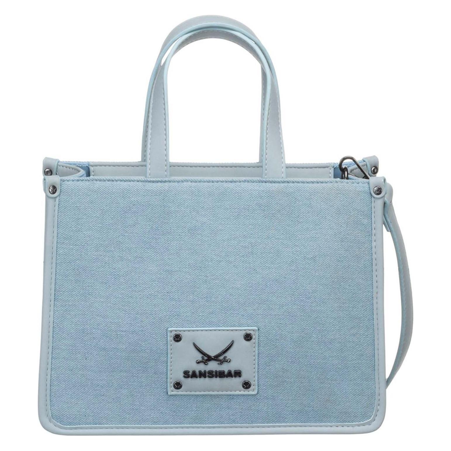 Sansibar, Damen, Handtasche, Mini Tote Bag, Blau