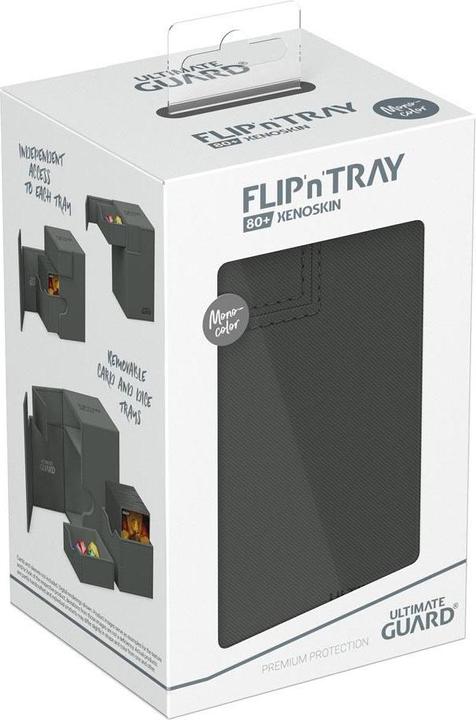 Image du produit Ultimate Guard Flip'n'Tray 80+ XenoSkin Monocolor Gris