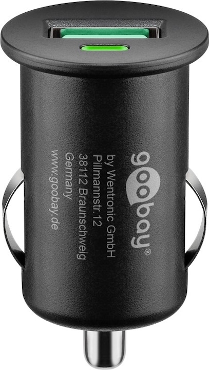 Actual product image Goobay USB Car Quick Charger