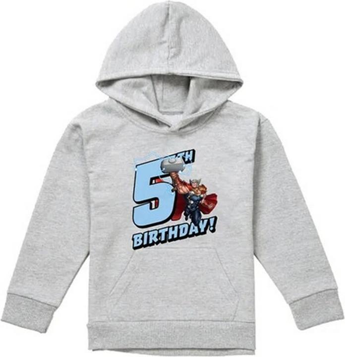 Produktbild Kapuzenpullover meliert 5. Geburtstag (128)