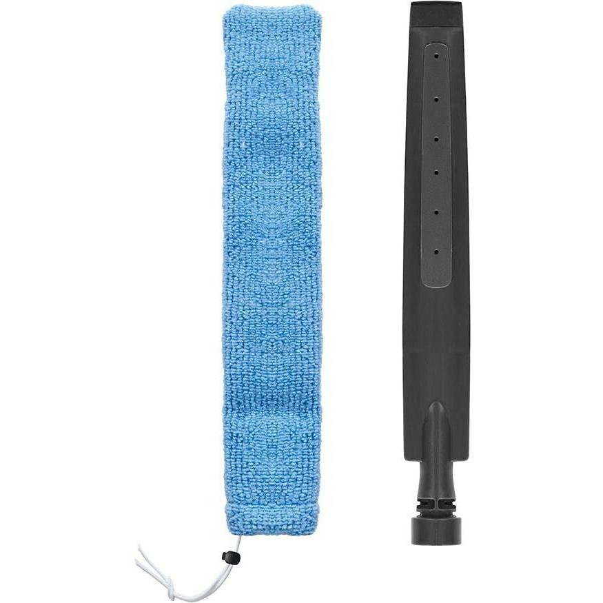 Polti Lanze mit Tüchern 2 Stück, Dampfreiniger Zubehör, Blau, Schwarz