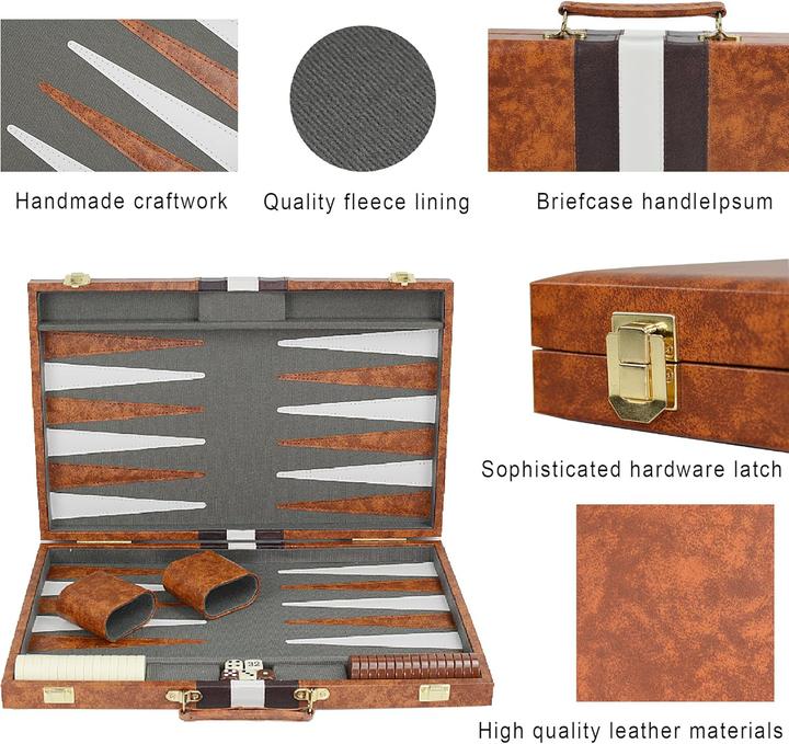 Produktbild Bucher&Rossini Backgammon Spielset