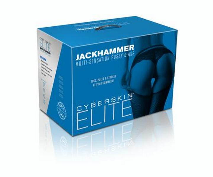 Image du produit Shots CyberSkin Elite Jackhammer Multi-Sensation Pussy & Ass