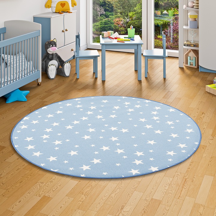 Immagine prodotto Snapstyle I bambini giocano con il tappeto a stelle (200 x 200 cm)