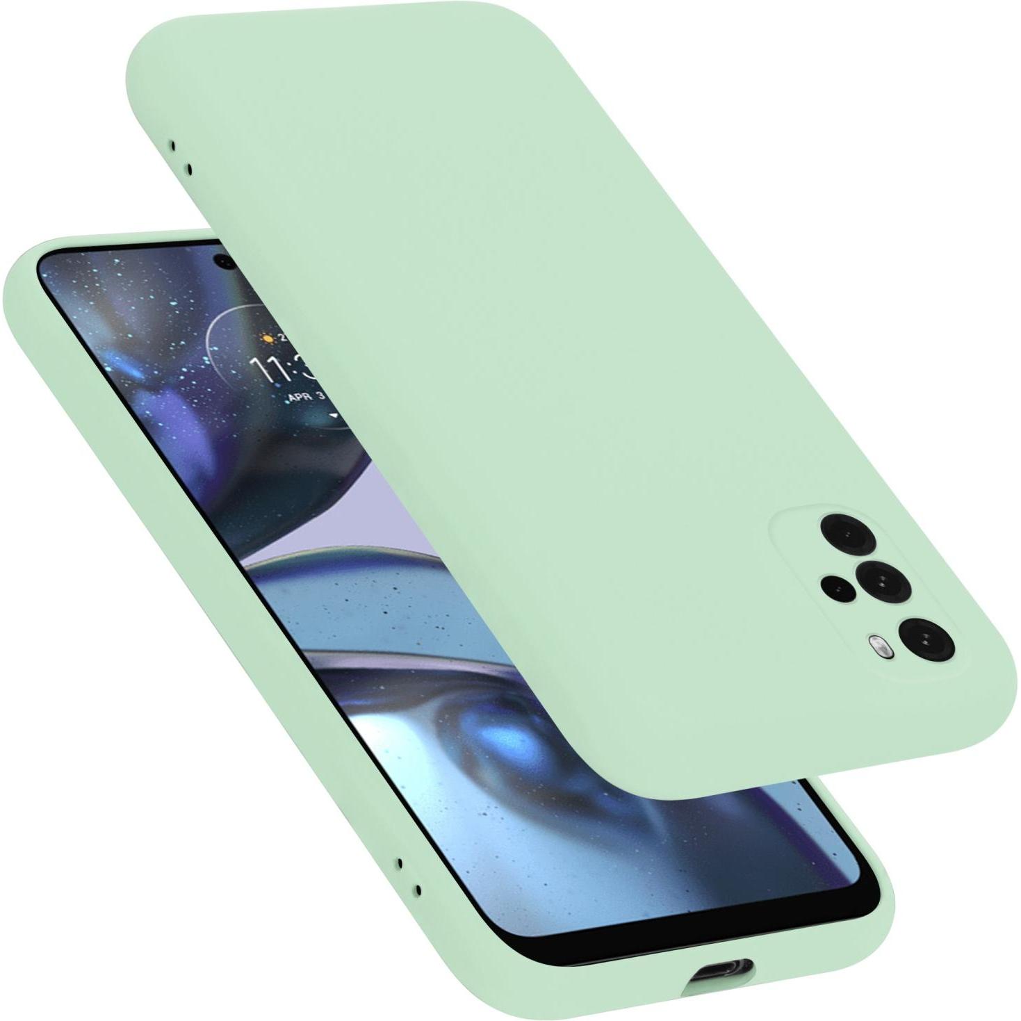 Thumbnail - Cadorabo TPU Liquid Silicone Case Hülle für Motorola MOTO G22 (Motorola Moto G22), Smartphone Hülle, Grün