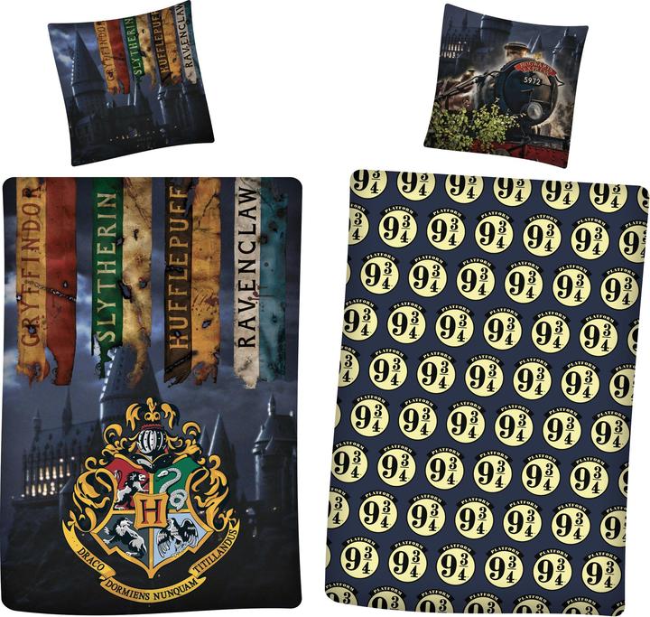 Productafbeelding BrandMac Beddengoed - Volwassen maat 140 x 200 cm - Harry Potter (1000561) (140 x 200 cm, 60 x 63 cm)
