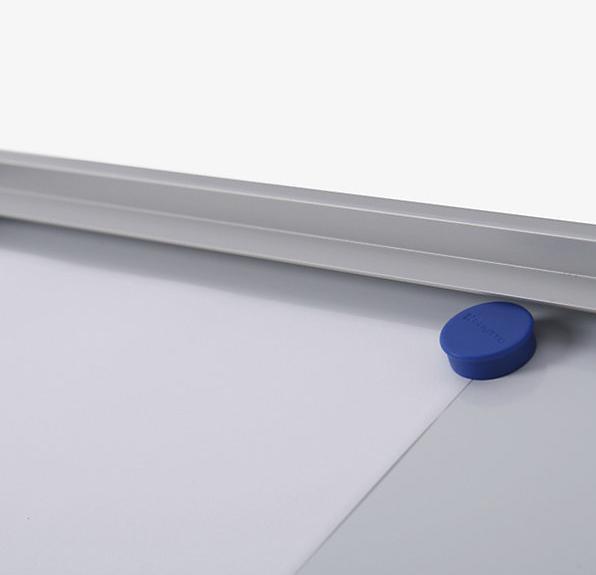 Produktbild eurokraft basic Info-Schaukasten für innen (Magnettafel, Pinnwand, 71.5 x 35 cm)