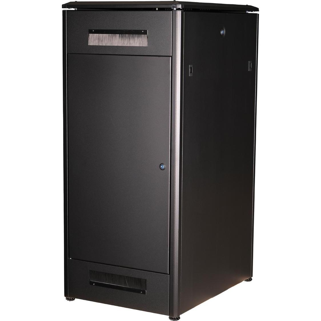 Thumbnail - Roline 19-Zoll Netzwerkschrank Pro 26 HE (26 HE, 19 Zoll Rack), Serverschrank, Schwarz