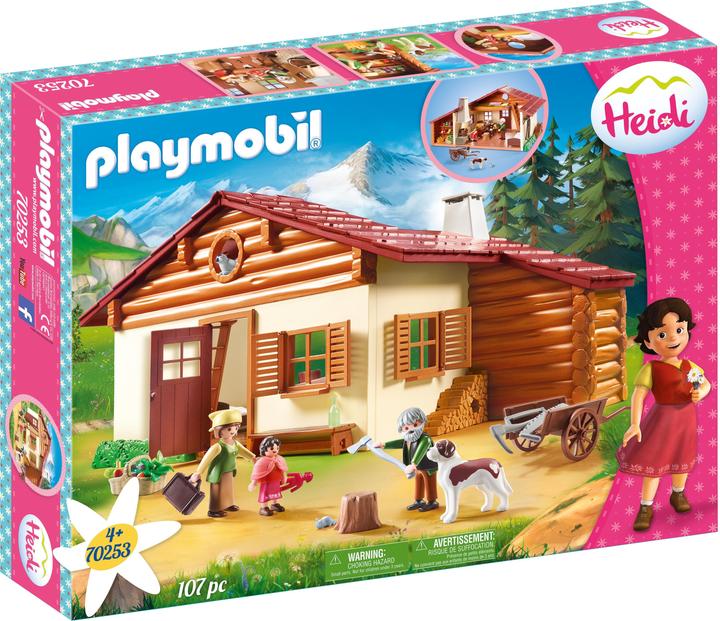 Produktbild Playmobil Heidi und Grossvater auf der Almhütte (70253, Playmobil Heidi)