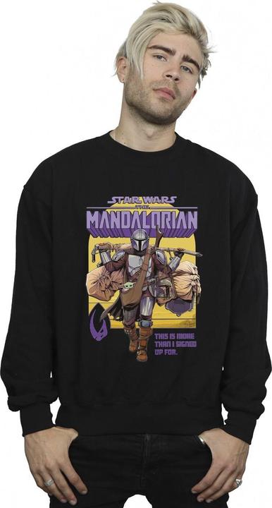 Immagine prodotto Star Wars The Mandalorian More Than I Signed Up For Felpa Uomo (4XL)