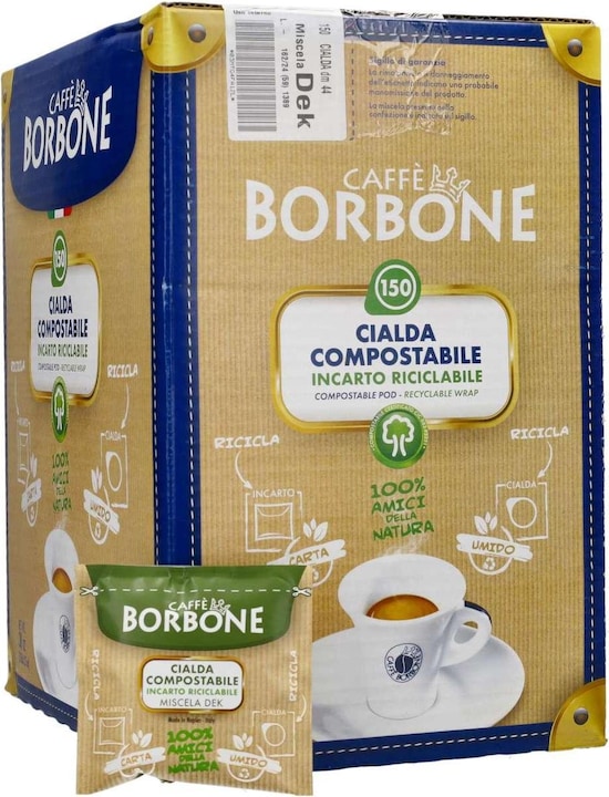 Actual product image Caffè Borbone Coffee pods decaffeinated (150 x Port.)
