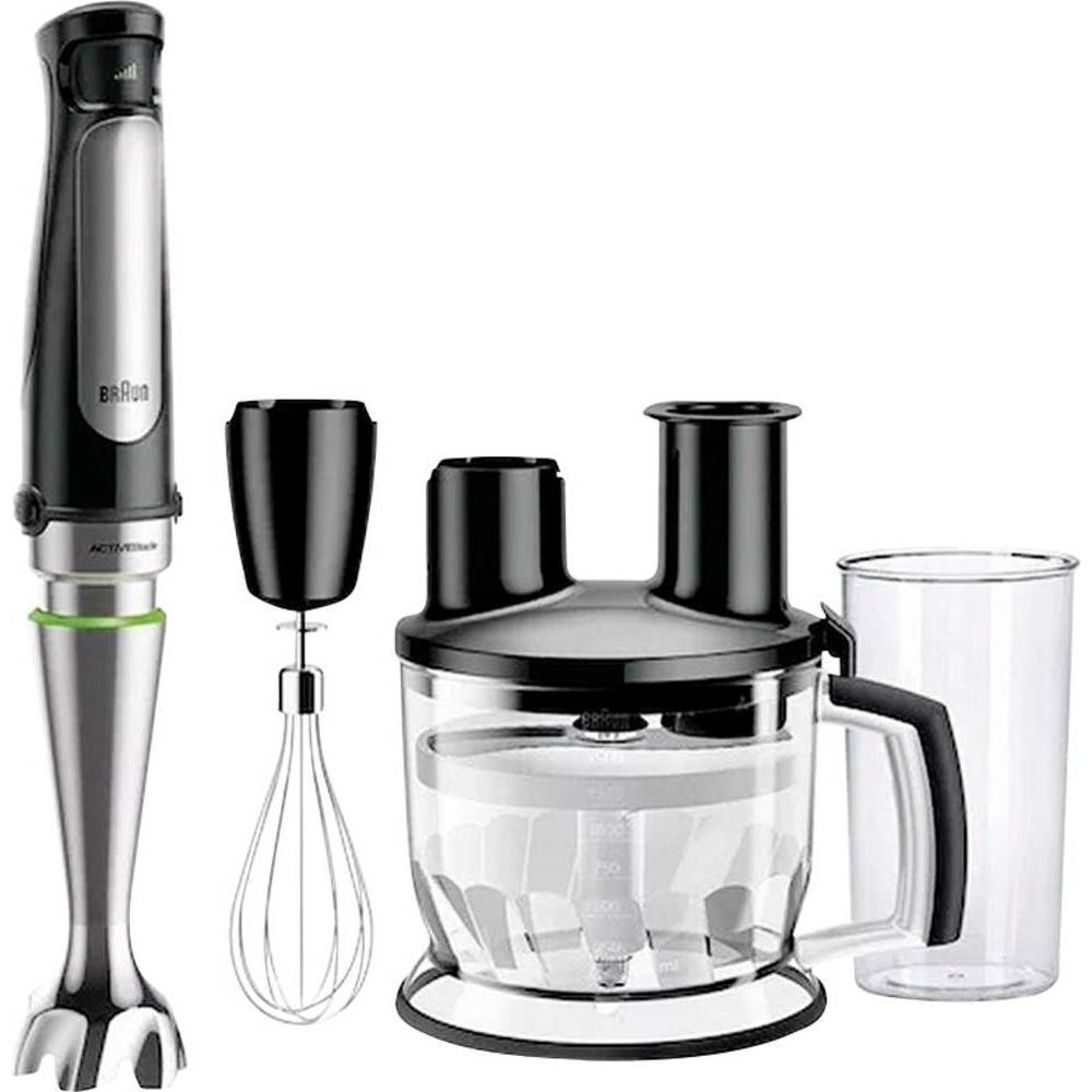 Braun Nero Frullatore A Immersione Multiquick 7 Mq 7075X, Frullatore A Immersione,