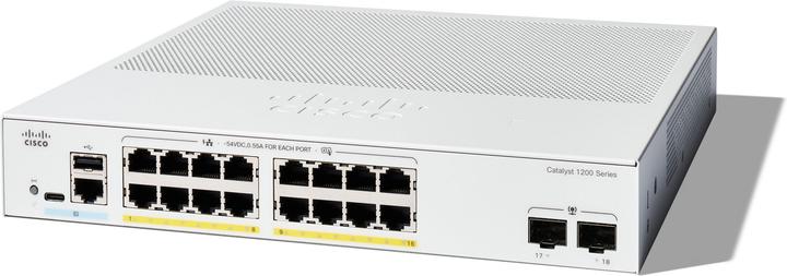 Actual product image Cisco CATALYST 1200 16-PORT GE POE (18 ports)