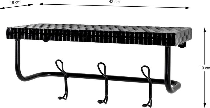 Actual product image HAKU Möbel Wall coat rack