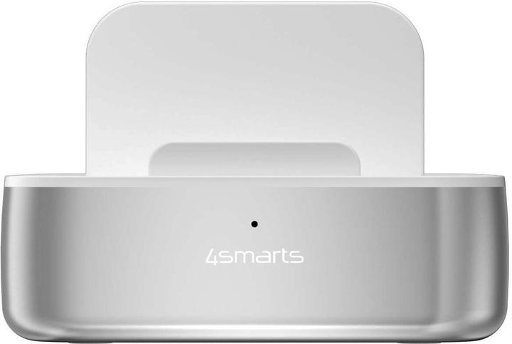 Produktbild 4smarts Ladestation Team 100W 5C/1A inkl. 6 Kabel Silber