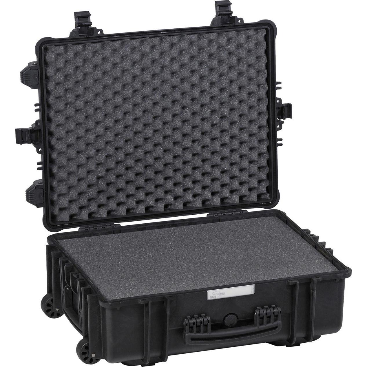 Explorer Cases Spezialkoffer 58x44x22 cm Mod. 5823 WS (56.10 l), Kameratasche, Schwarz