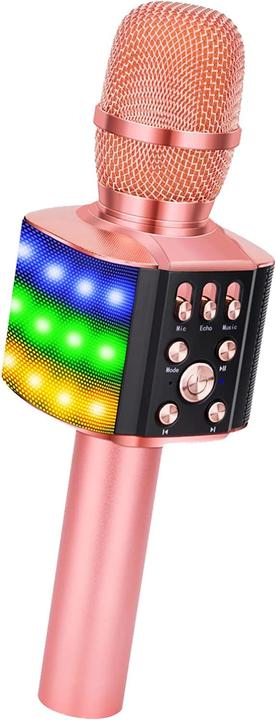 Bonaok Microfono per karaoke 4 in 1