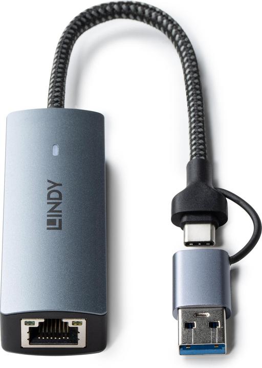 Productafbeelding Lindy USB 3.2 Gen 1 to 5G Ethernet (USB-C, 1 portie)
