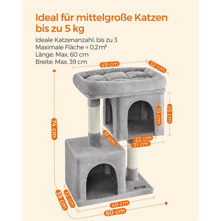 Actual product image Feandrea Simba (74 cm, Grey)