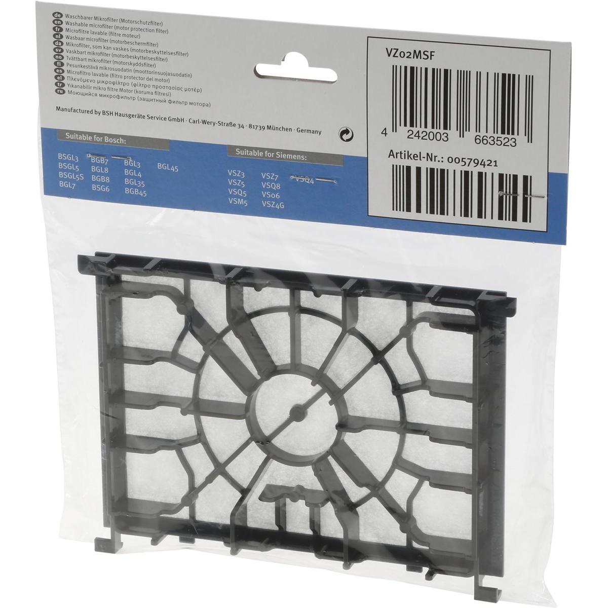 Thumbnail - Siemens VZ02MSF, Staubsauger Zubehör, Schwarz, Weiss