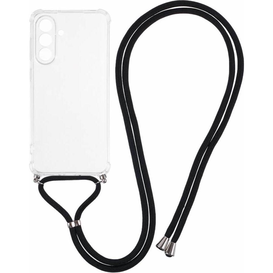 Cover-Discount Galaxy A56 - Hülle mit Umhängeband, Handykette, Transparent