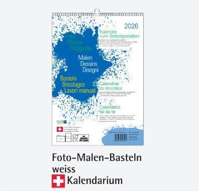 Produktbild Bastelkalender weiss (A5)