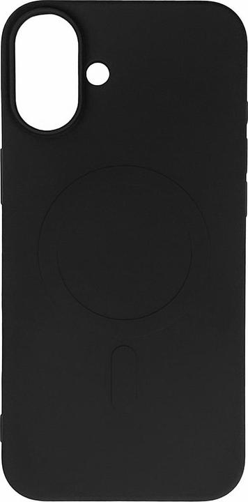 Produktbild Hurtel Liquid Silicone Case MagSafe for iPhone 16 Plus - black (Apple iPhone 16 Plus)