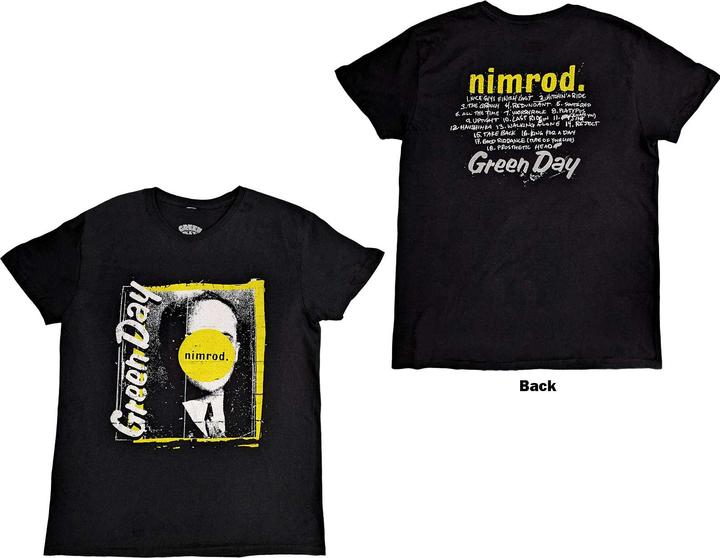 Actual product image Green Day Nimrod Tracklist (XL)