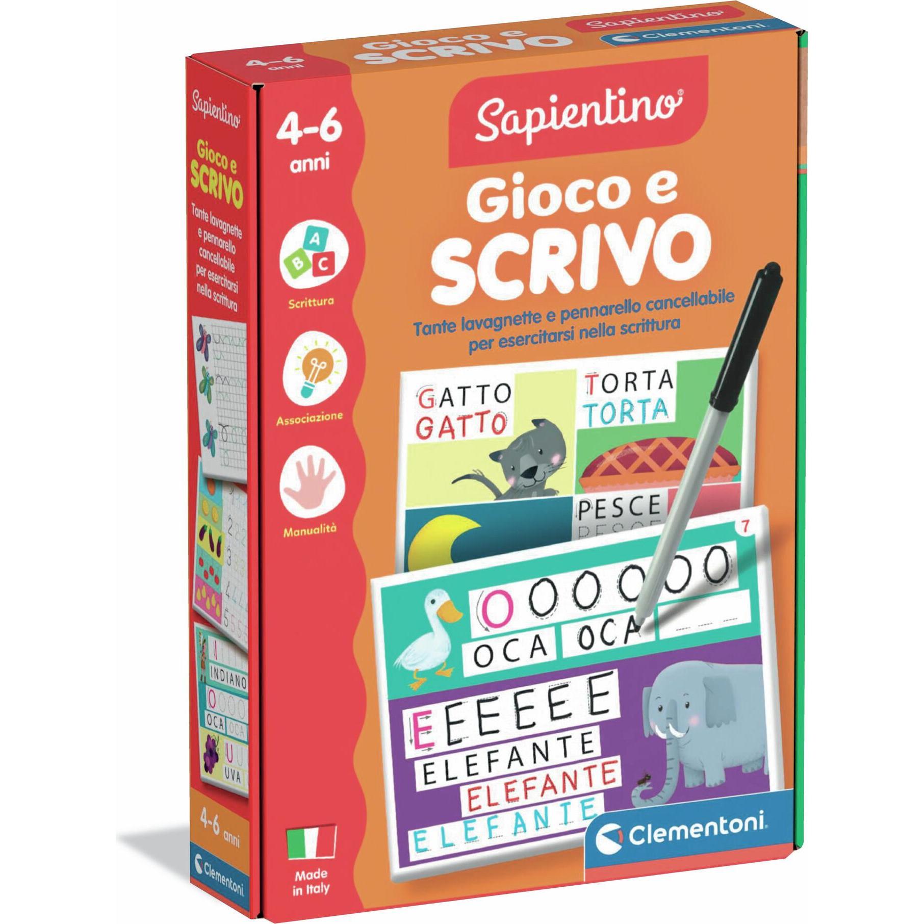 Clementoni Multicolore Gioco E Scrivo (Italiano)