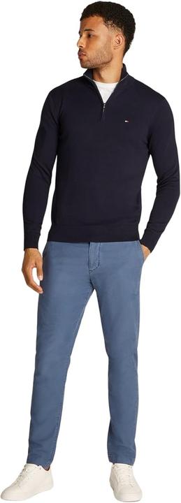 Actual product image Tommy Hilfiger Essential Cotton Zip Mock (XL)
