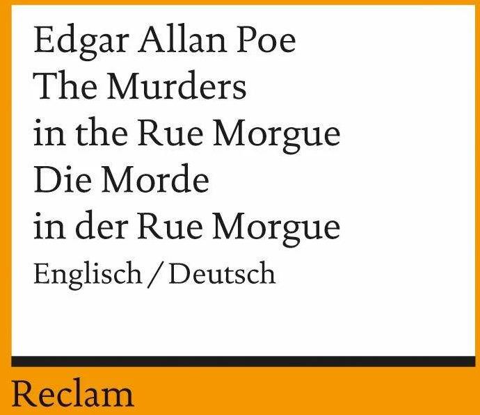 Produktbild Die Morde in der Rue Morgue (Deutsch, Edgar Allan Poe, Siegfried Schmitz, 2005)