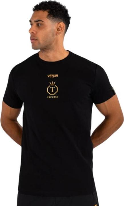 Actual product image Venum Ilia Topuria Unmatched T-shirt Black Gold (S)