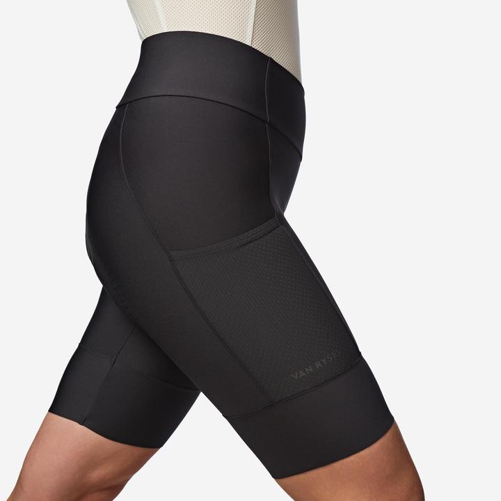 Image du produit Van rysel Cuissard de vélo de route sans bretelles femme endurance noir (XL)