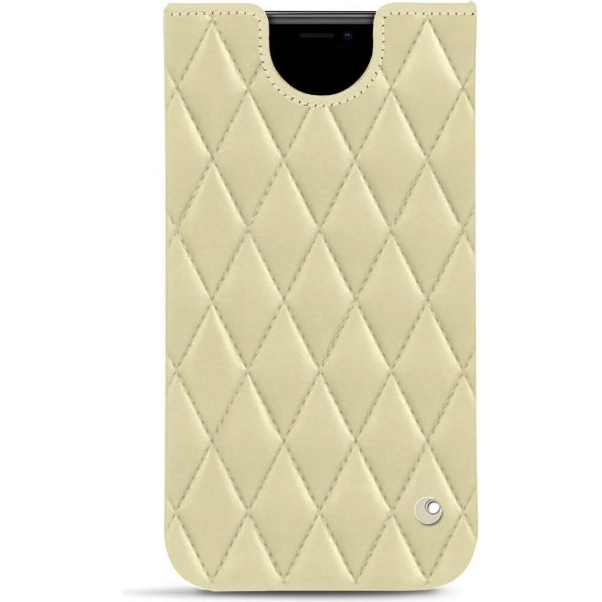 Thumbnail - Noreve Lederschutzhülle (Apple iPhone 11 Pro Max), Smartphone Hülle, Beige